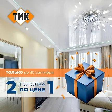 2 потолка по цене 1