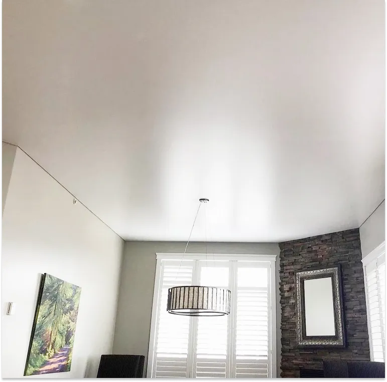 Сатиновые натяжные потолки в Москве - цены за м² с установкой в ТМК Потолки